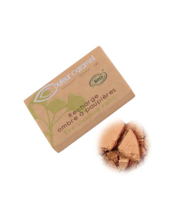 Sombrez-vous avec style : Maquillage yeux Cuivre Nacré Couleur Caramel
