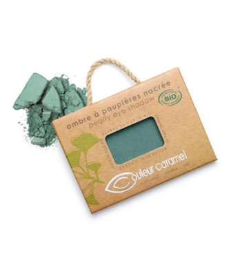 Maquillage des yeux COULEUR CARAMEL 050 Vert Bleuté Nacré