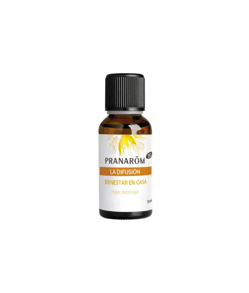 Pranarôm Diffusion Bio Eco: Huile essentielle 30ml pour Bien-Être à la Maison