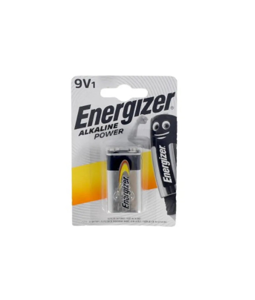 Pile Energizer Power 9V 6LR-61, longue durée - 1 Unité