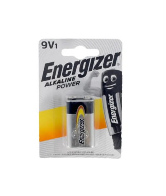 Pile Energizer Power 9V 6LR-61, longue durée - 1 Unité