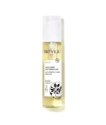 Patyka Huile Corporelle Anti-Vergetures 100ml - Soin Prévention Vergetures