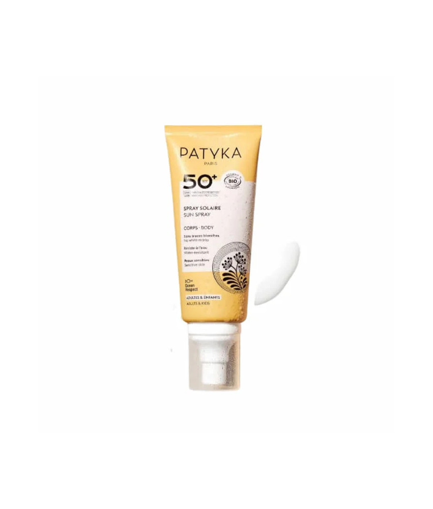 Protégez votre peau avec le Spray Solaire Corps Patyka SPF50+ 100ml