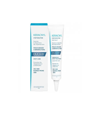 Réduisez les points noirs avec Ducray Keracnyl Stop Blackheads 10ml