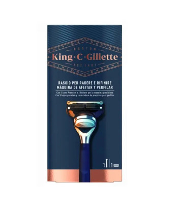 Rasoir et Sculpteur Gillette King - Parfait pour une peau lisse et précise