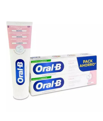 Dentifrice Oral-B Sensibilité & Gencives Apaisées 2x75ml
