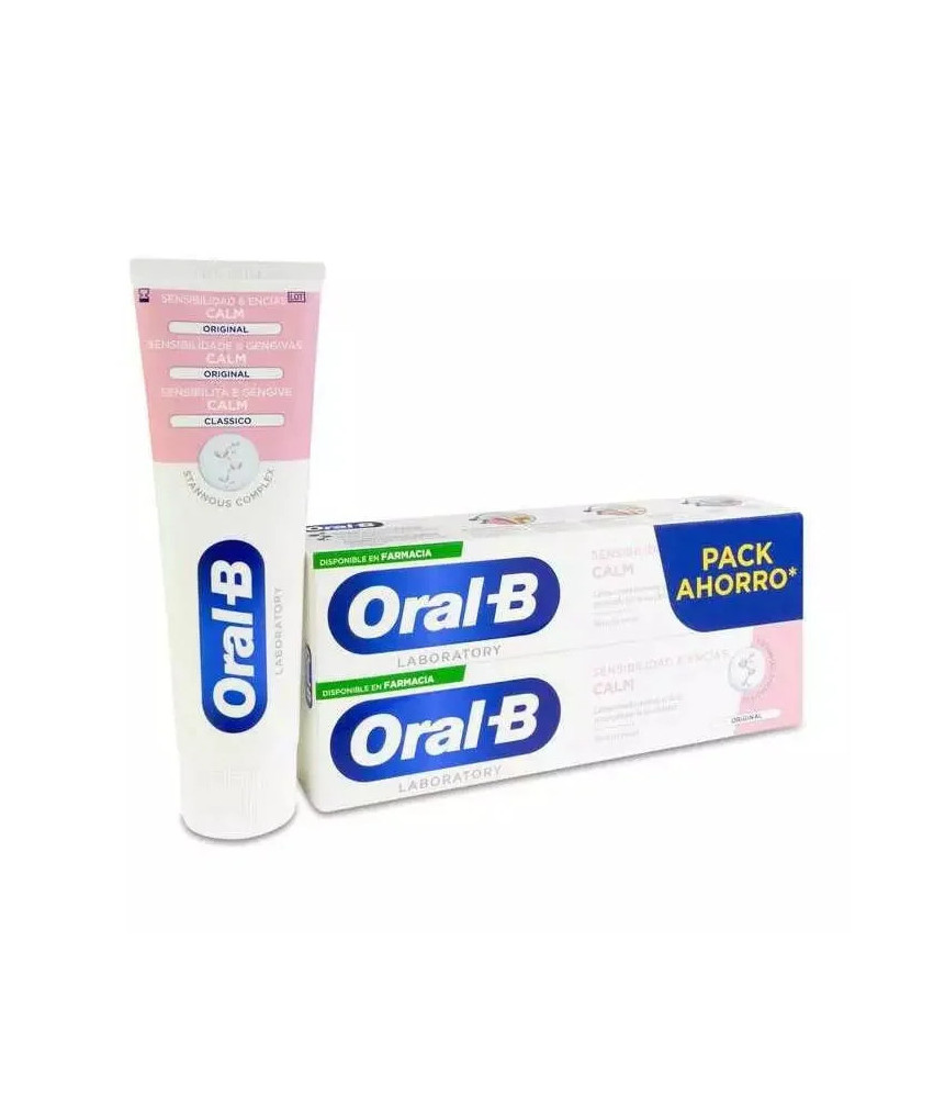 Dentifrice Oral-B Sensibilité & Gencives Apaisées 2x75ml