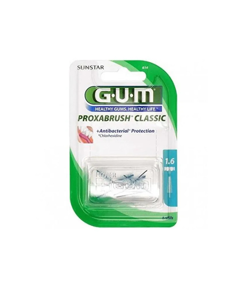 Recharge brossettes coniques 4U pour Gum Proxabrush R.614