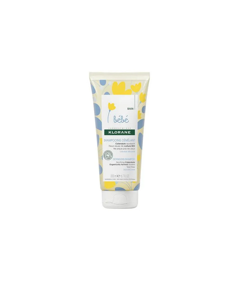 Shampooing démêlant doux pour bébé de Klorane