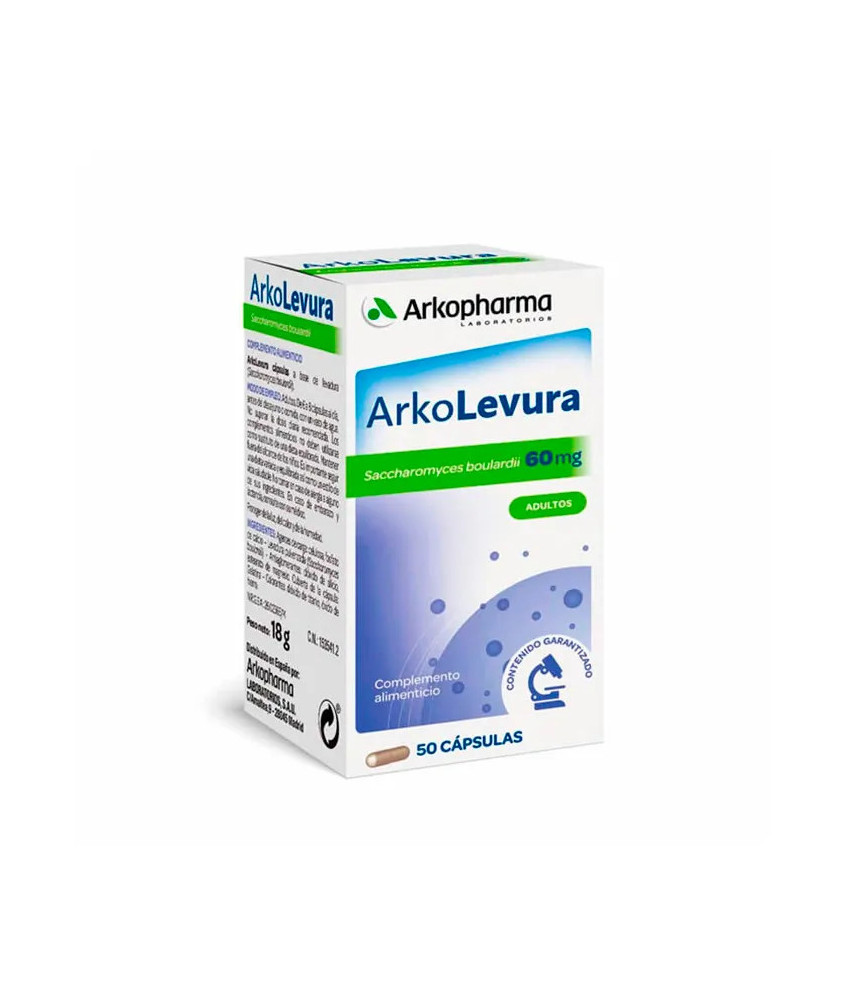 Arkopharma Arkolevura Saccharomyces Boulardii - 50 Capsules: équilibrez votre flore intestinale
