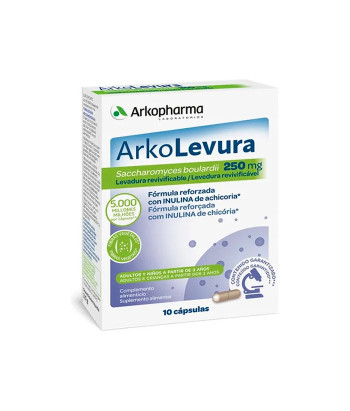 Arkopharma Arko-Levura Saccharomyces Boulardii 10 Capsules - Renforcez votre flore intestinale