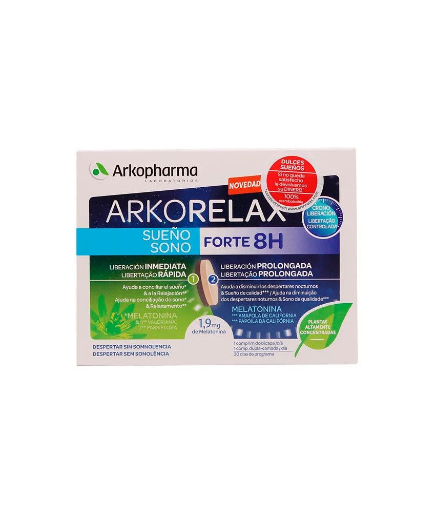 Arkopharma Arkorelax Sleep Forte: 8H de Sommeil pour une Nuit Paisible