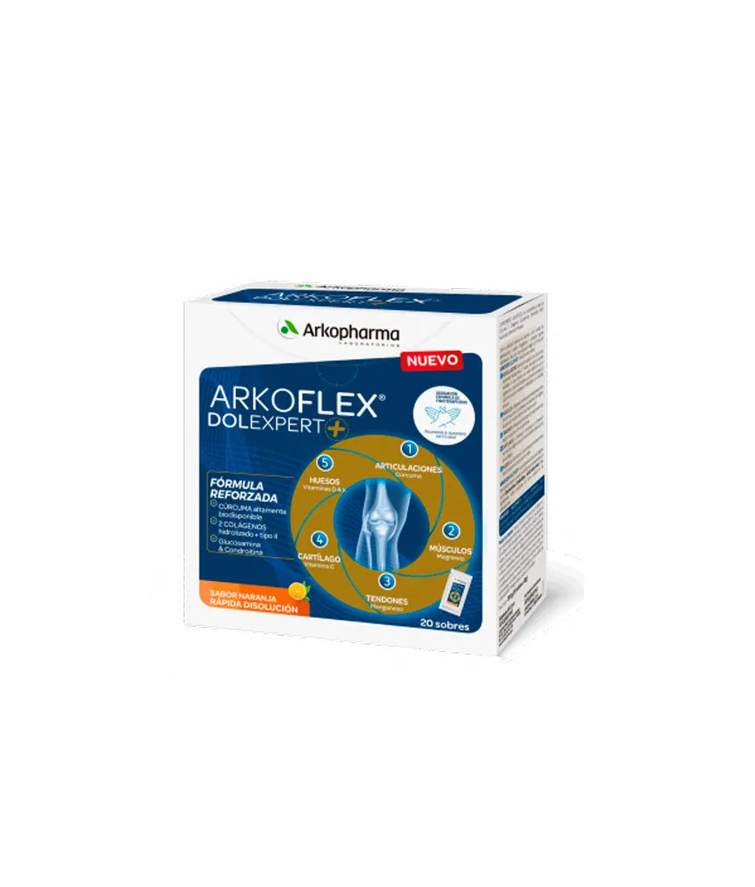 Arkopharma Arkoflex Dolexpert+ : 20 enveloppes pour soulager vos articulations