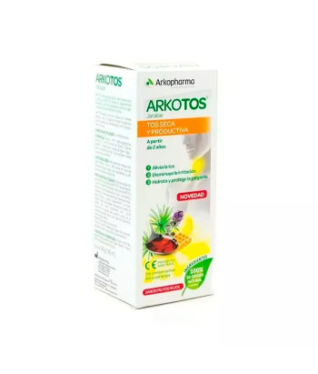 Sirop Arkopharma Arkotos pour Toux Sèche et Productive 182ml