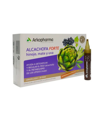 Arkopharma Arkofluido Artichaut Forte 20 Ampoules - Détox Naturelle