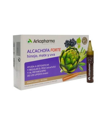 Arkopharma Arkofluido Artichaut Forte 20 Ampoules - Détox Naturelle