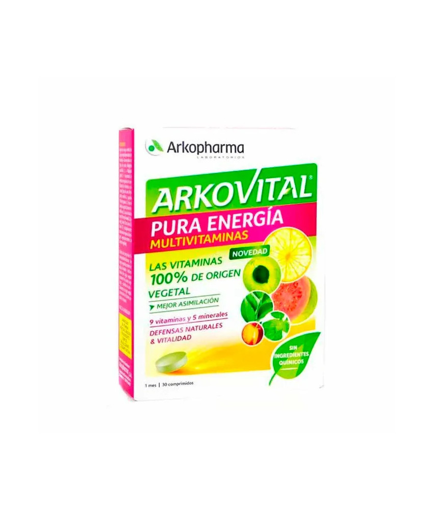 Arkopharma Arkovital Pure Multivitamines 30 Comprimés - Vitalité Garantie