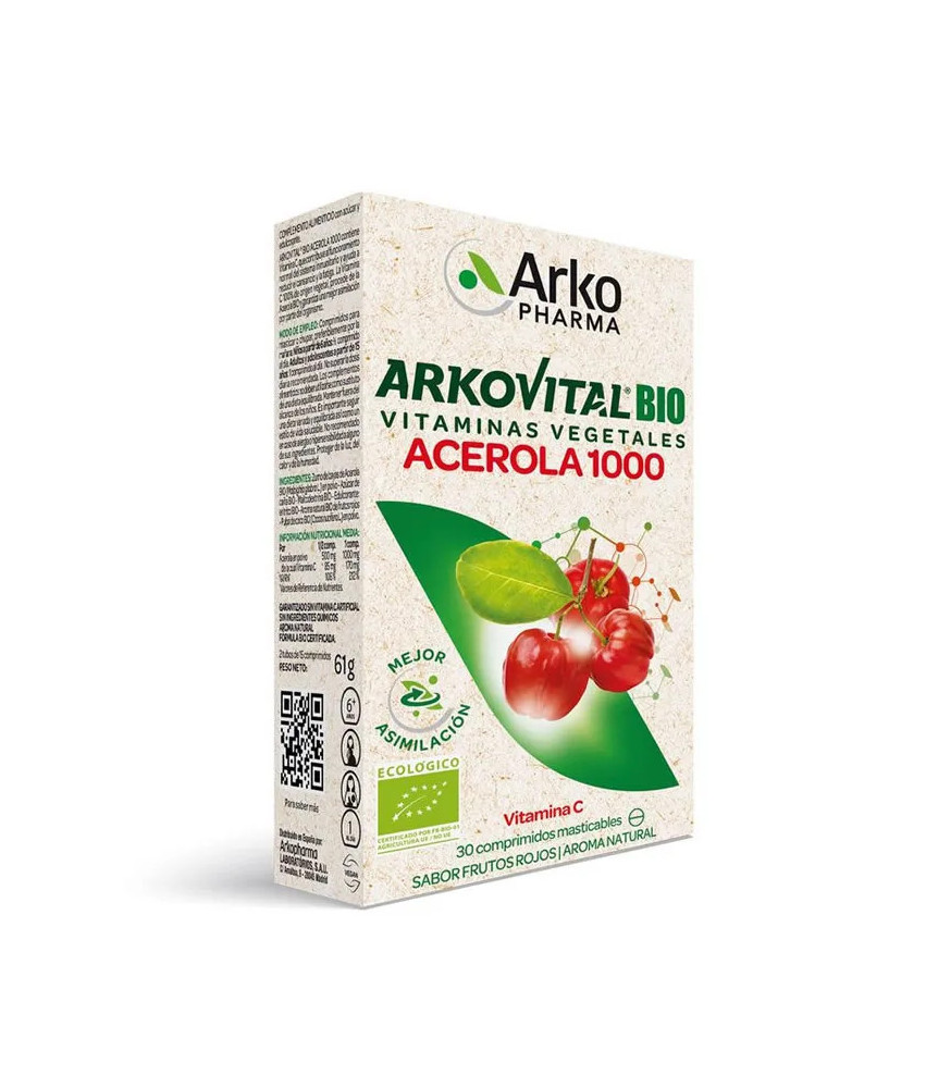 Boostez votre système immunitaire avec Arkopharma Arkovital Acerola 1000!