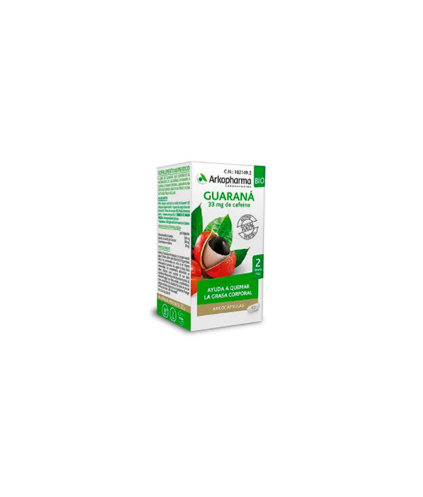 Arkopharma Guarana 45 Capsules - Énergisez-vous naturellement