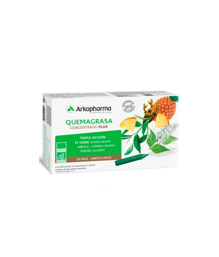 Brûleur de graisse Arkopharma: 20 ampoules pour mincir