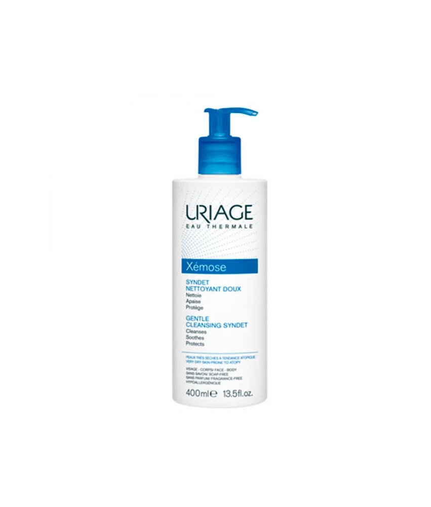 Nettoyez et apaisez votre peau avec Uriage Xemose Syndet 400ml