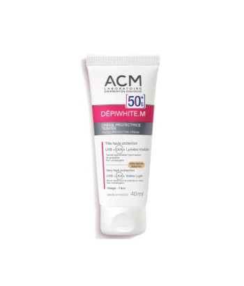 Crème protectrice teintée Acm Dépiwhite.M SPF50+ 40ml