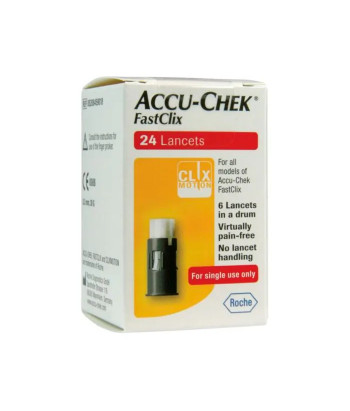 Lancettes Accu-Chek Fastclix 24U: Facile et Pratique