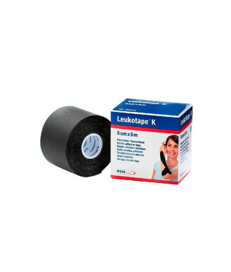 Bandage thérapeutique Bsn Medical Leukotape K Noir 5cmx5m