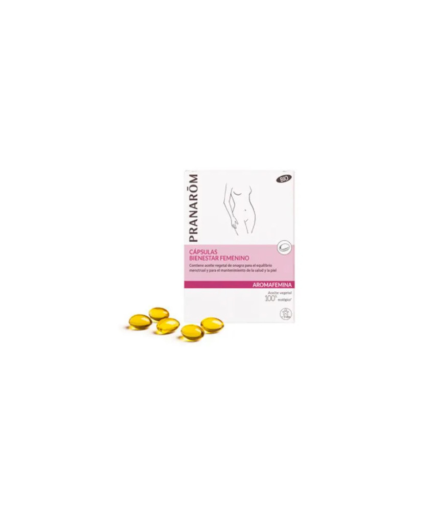 Pranarom Aromafemina : Bien-être des femmes avec Onagre 30 Capsules