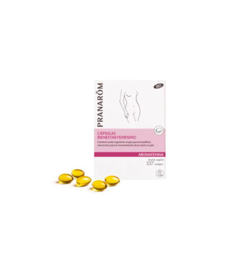 Pranarom Aromafemina : Bien-être des femmes avec Onagre 30 Capsules