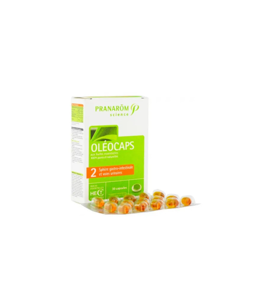 Renforcez votre confort gastro-intestinal avec Pranarom Oléocaps 30 Capsules