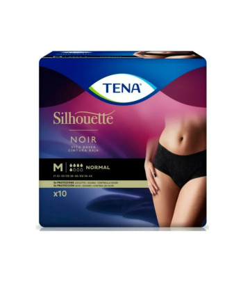 Protection discrète Tena Silhouette Normal Noir M 10U