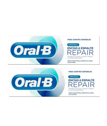 Oral-B Duplo Gums & Enamel Repair Original 2x100ml - Soin complet de vos gencives et de l'émail
