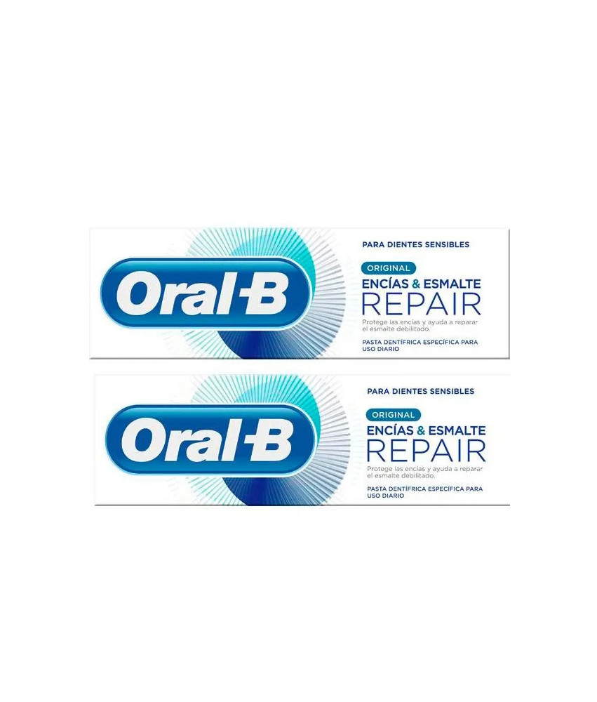 Oral-B Duplo Gums & Enamel Repair Original 2x100ml - Soin complet de vos gencives et de l'émail