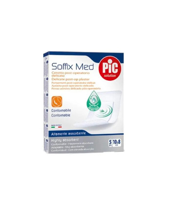 Pansements stériles Pic Soffix Med 10x8cm - Lot de 5
