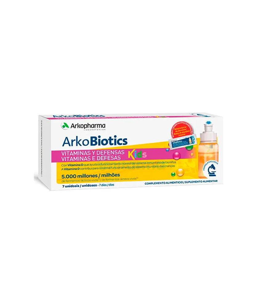 Renforcez l'immunité de vos enfants avec Arkobiotics Vitamine & Défense!