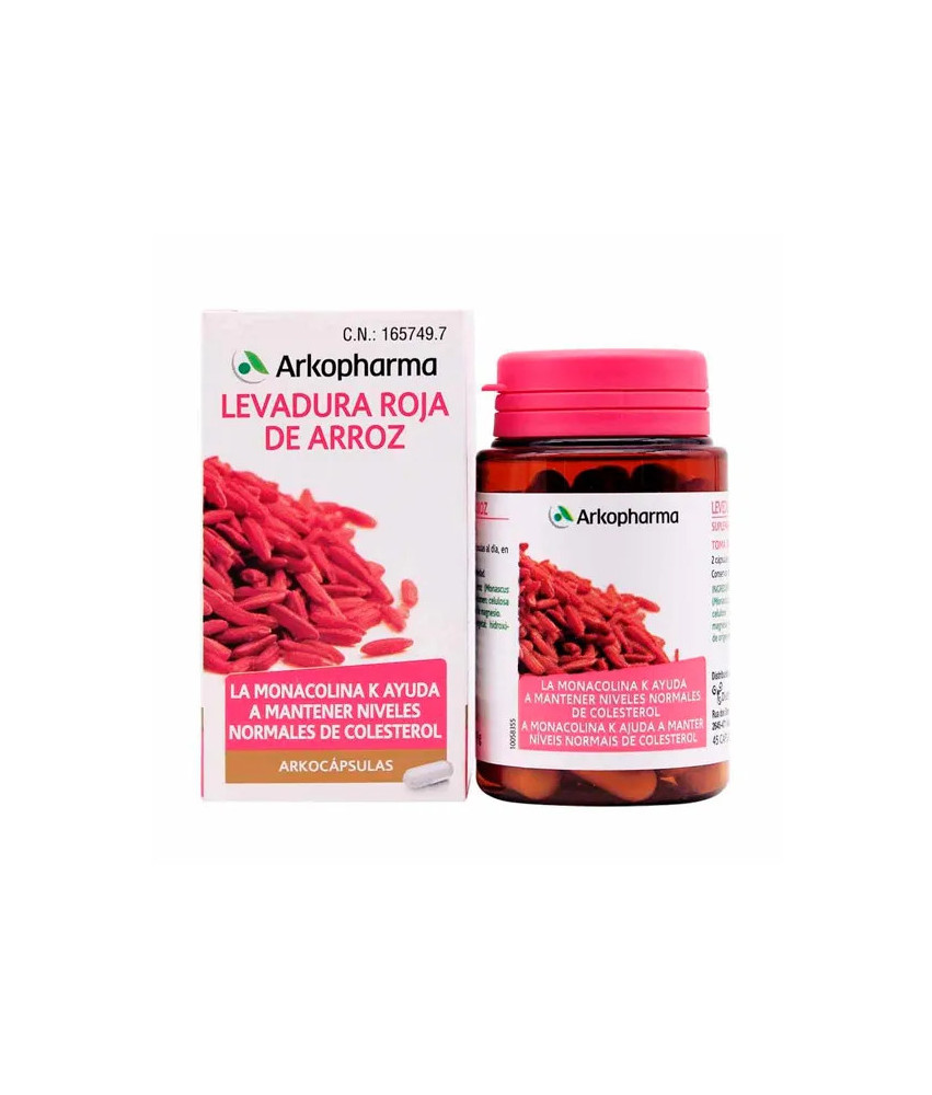 Arkopharma Arkocápsulas Riz à la Levure Rouge 45 Capsules - Contre le cholestérol