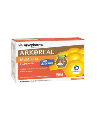 Arkopharma Arkoreal Gelée Légère à Faible Teneur en Sucre 1g - 20 Ampoules