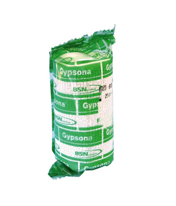 Bande de plâtre Gypsona 2,7m X 5cm pour premiers secours