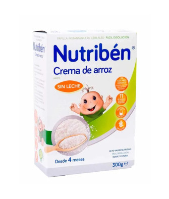 Nutribén Crème de Riz sans Gluten 300g - Délicieuse et sans gluten