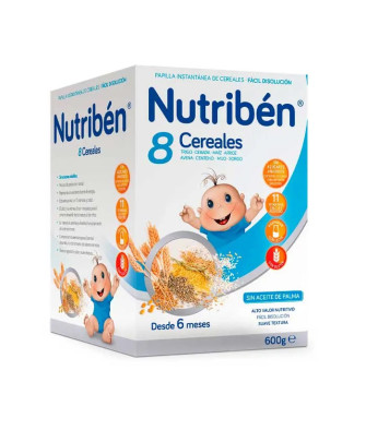Nutribén Papilla 8 Céréales - Nutrition pour Bébés