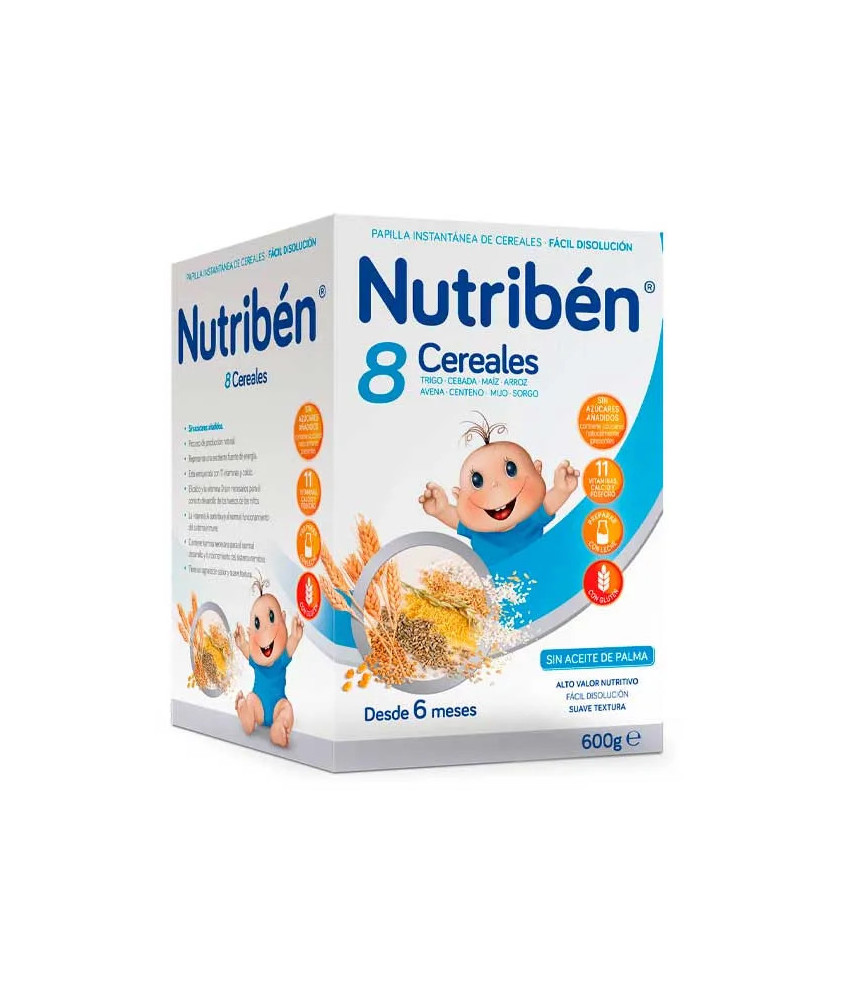 Nutribén Papilla 8 Céréales - Nutrition pour Bébés