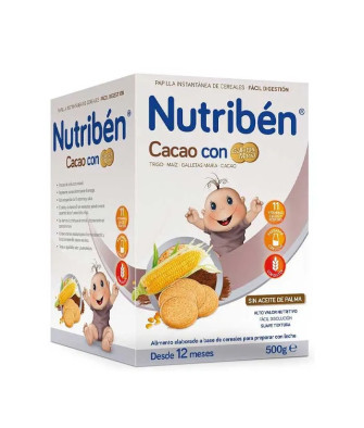 Délicieuse poudre de cacao avec biscuits Maria - Nutribén 500g