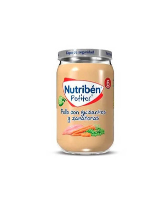 Nutribén Poulet aux Petits Pois et Carottes 235g: Délicieuse saveur!