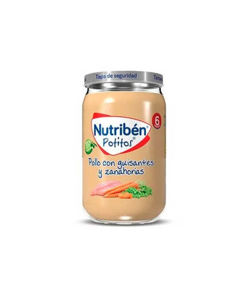 Nutribén Poulet aux Petits Pois et Carottes 235g: Délicieuse saveur!