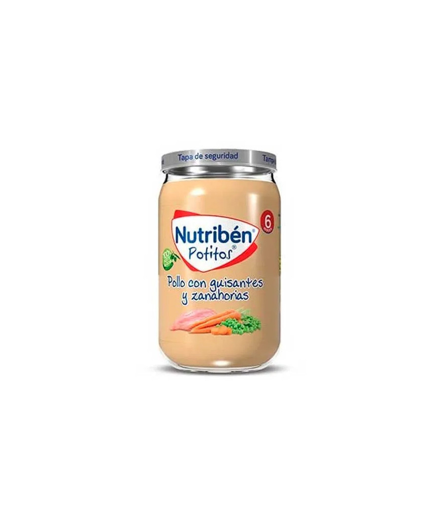 Nutribén Poulet aux Petits Pois et Carottes 235g: Délicieuse saveur!