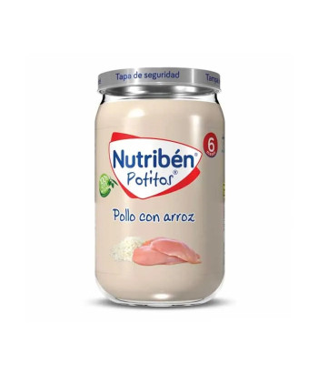 Purée de Poulet avec Riz Nutribén 235g