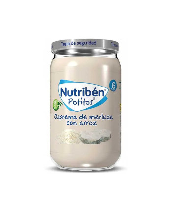 Nutribén Potito Suprema Merlu et Riz 235g - Un délice sain pour bébé