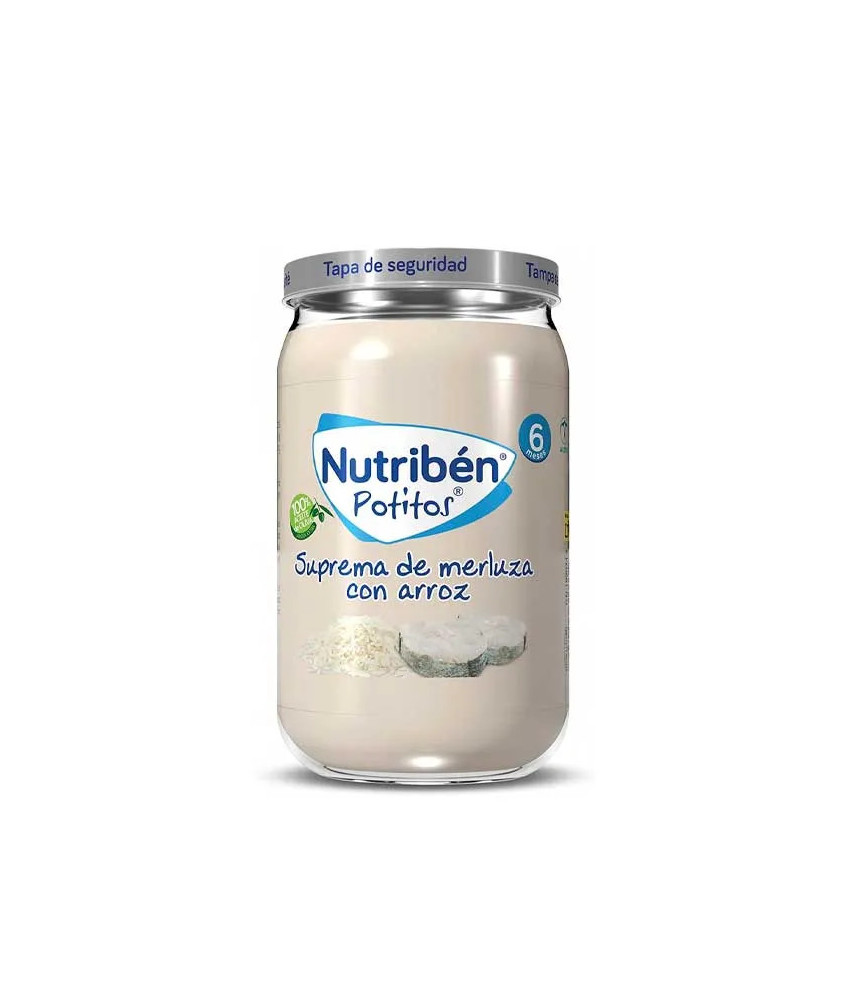 Nutribén Potito Suprema Merlu et Riz 235g - Un délice sain pour bébé