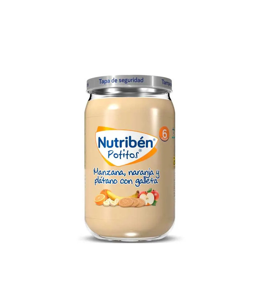 Nutribén Pomme, Orange, Banane et Biscuits - 235g